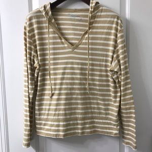 💥SOLD💥 Fresh Produce striped hoodie pullover top